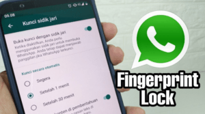 Mengamankan Akun WhatsApp Dengan Fingerprint Lock